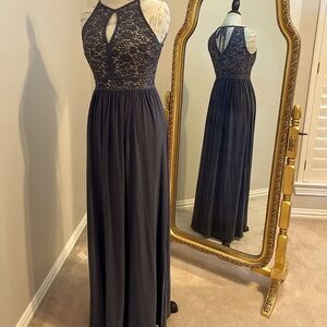 Nightway size 4 gray formal dress, worn once